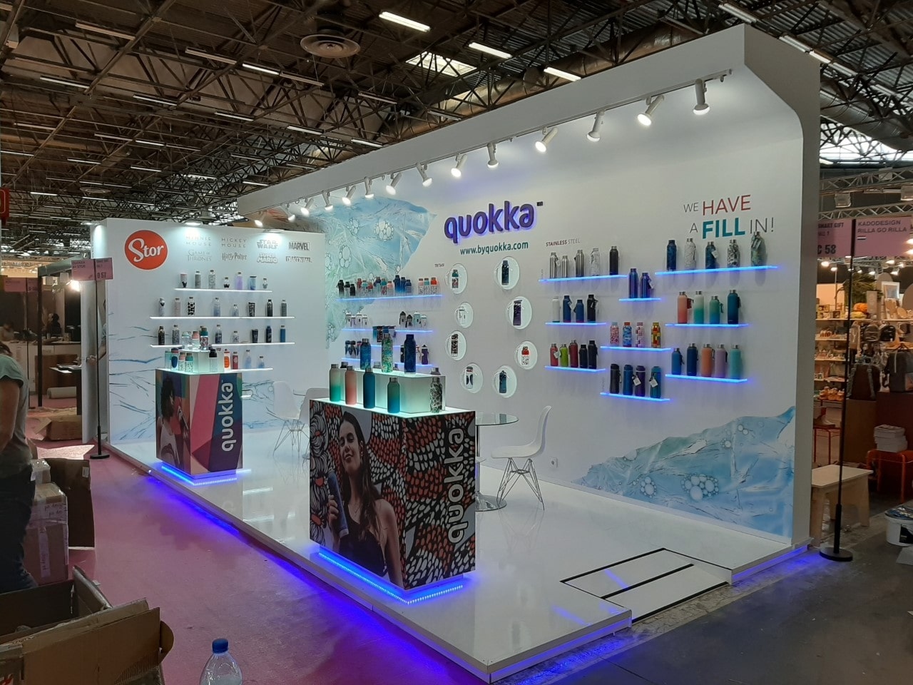 Empresa de diseño y fabricación de stands a medida con montaje incluido en Madrid